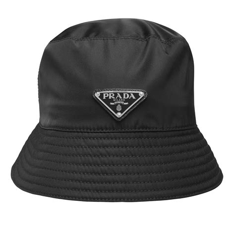 prada black bucket hat.